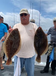 Joe Tiller holding a fish